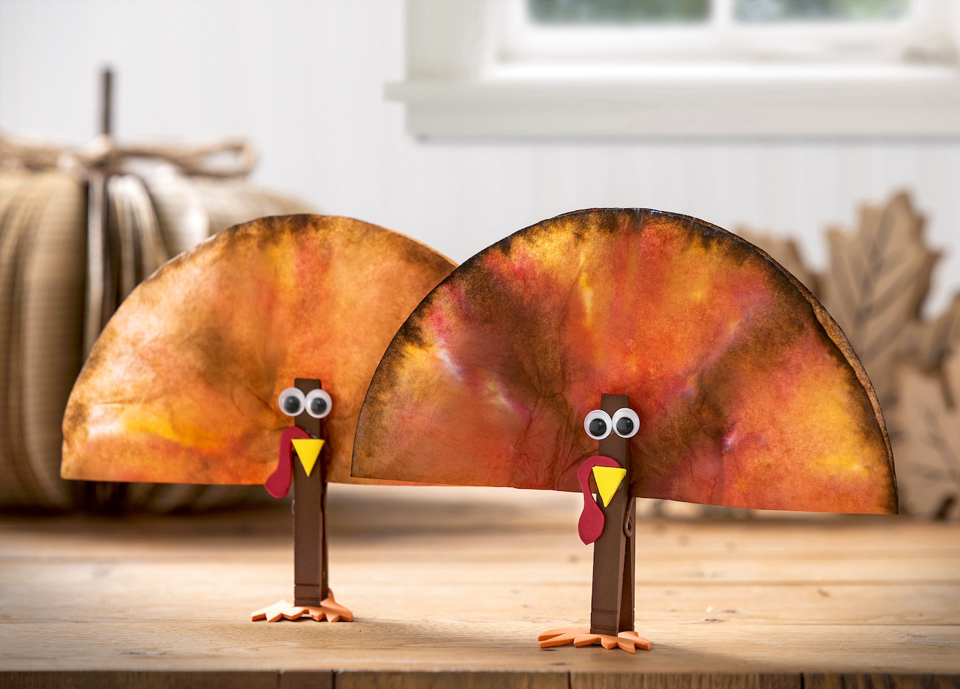 coffee filter turkey template