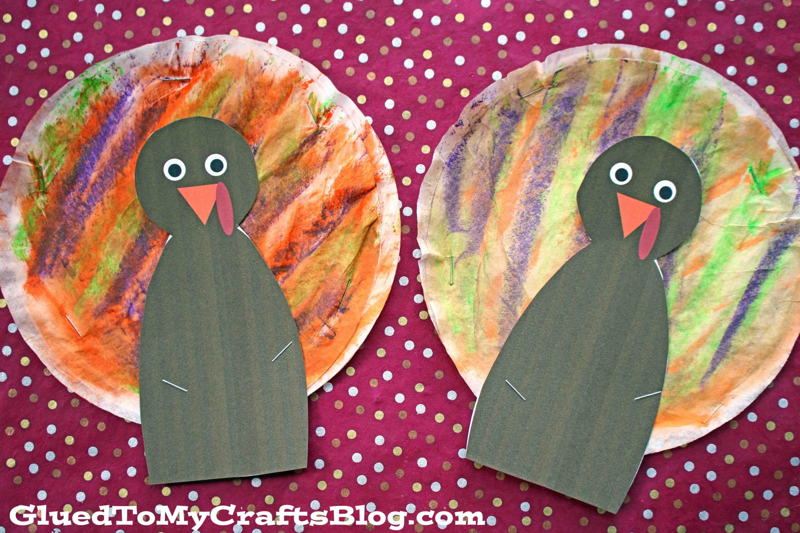 Coffee Filter Turkeys Kid Craft