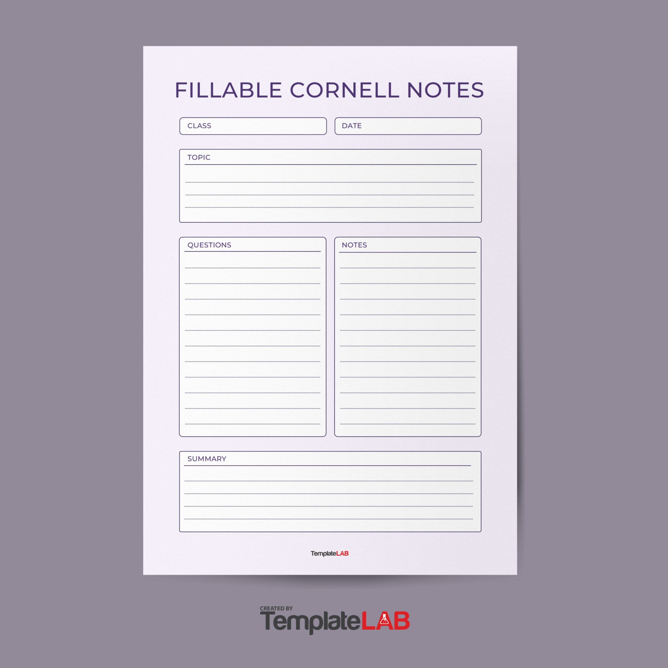 Cornell Notes Cornell Notes