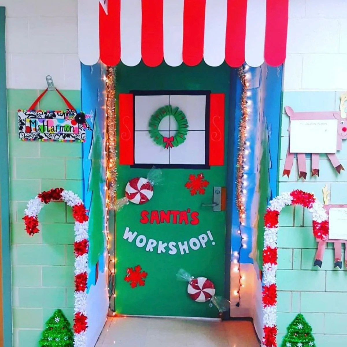 Creative Christmas Classroom Door Decorations Creative Christmas Classroom Door Decorations