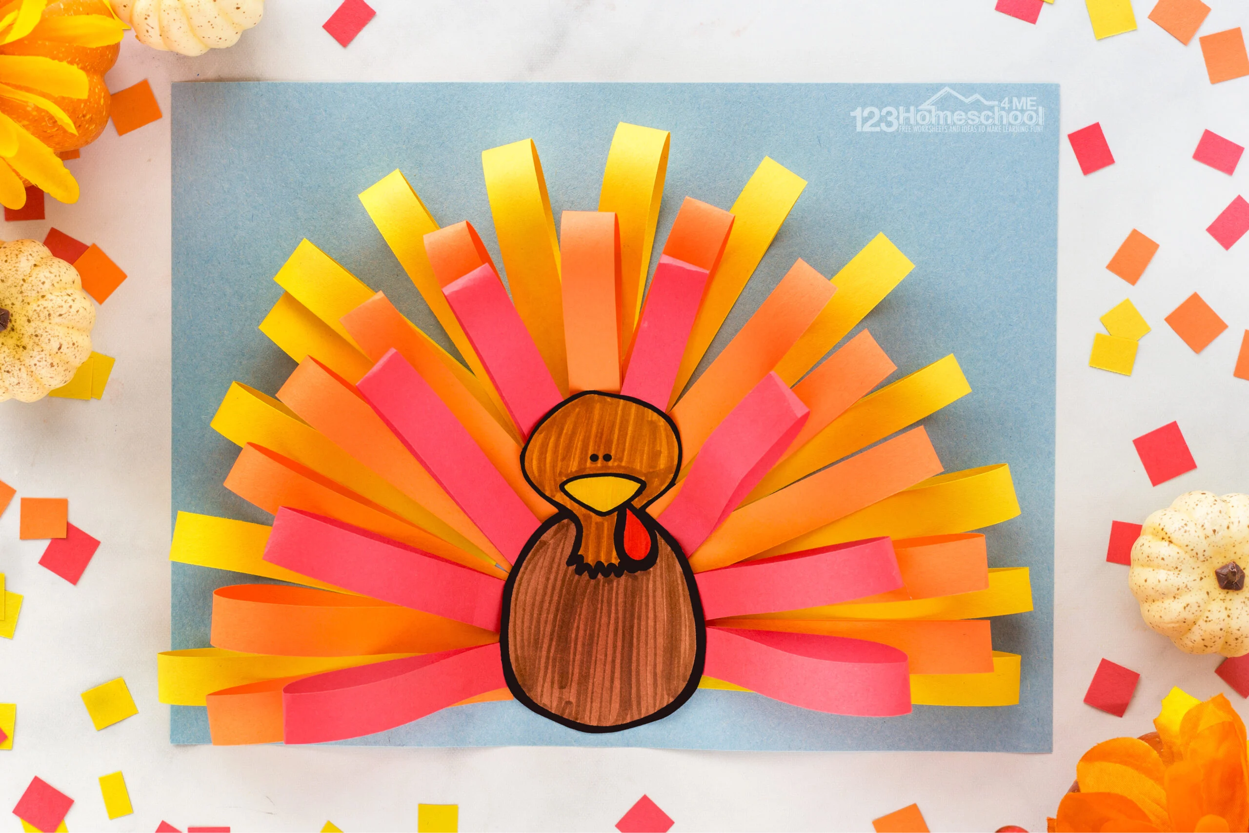 Cute Thanksgiving Construction Paper Turkey Craft Cute Thanksgiving Construction Paper Turkey Craft