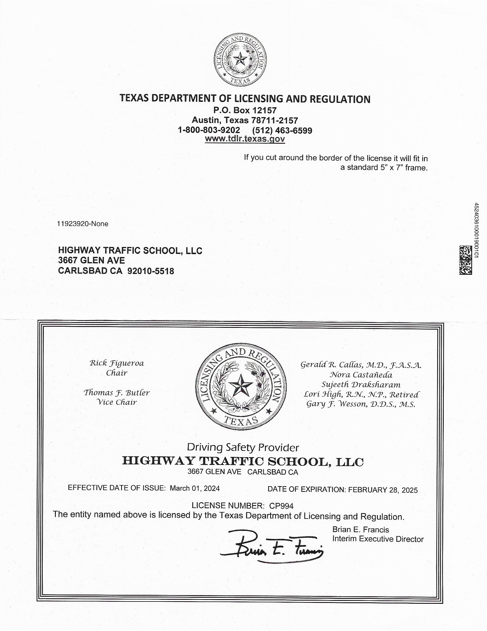 printable defensive driving certificate template
