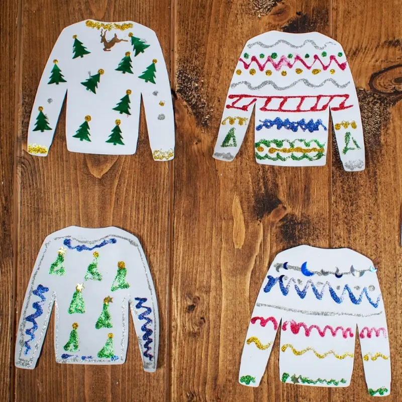 Design Your Own Christmas Ugly Sweater With Printables