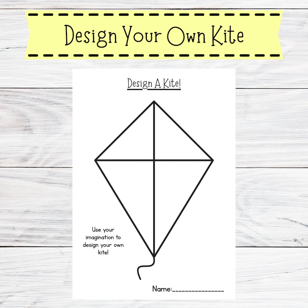 Design Your Own Kite Printable Kids