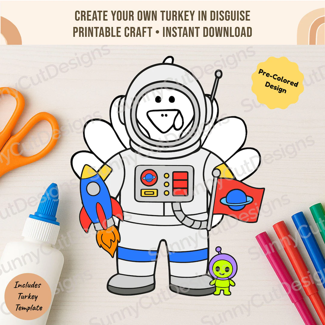Disguise A Turkey Astronaut Disguise