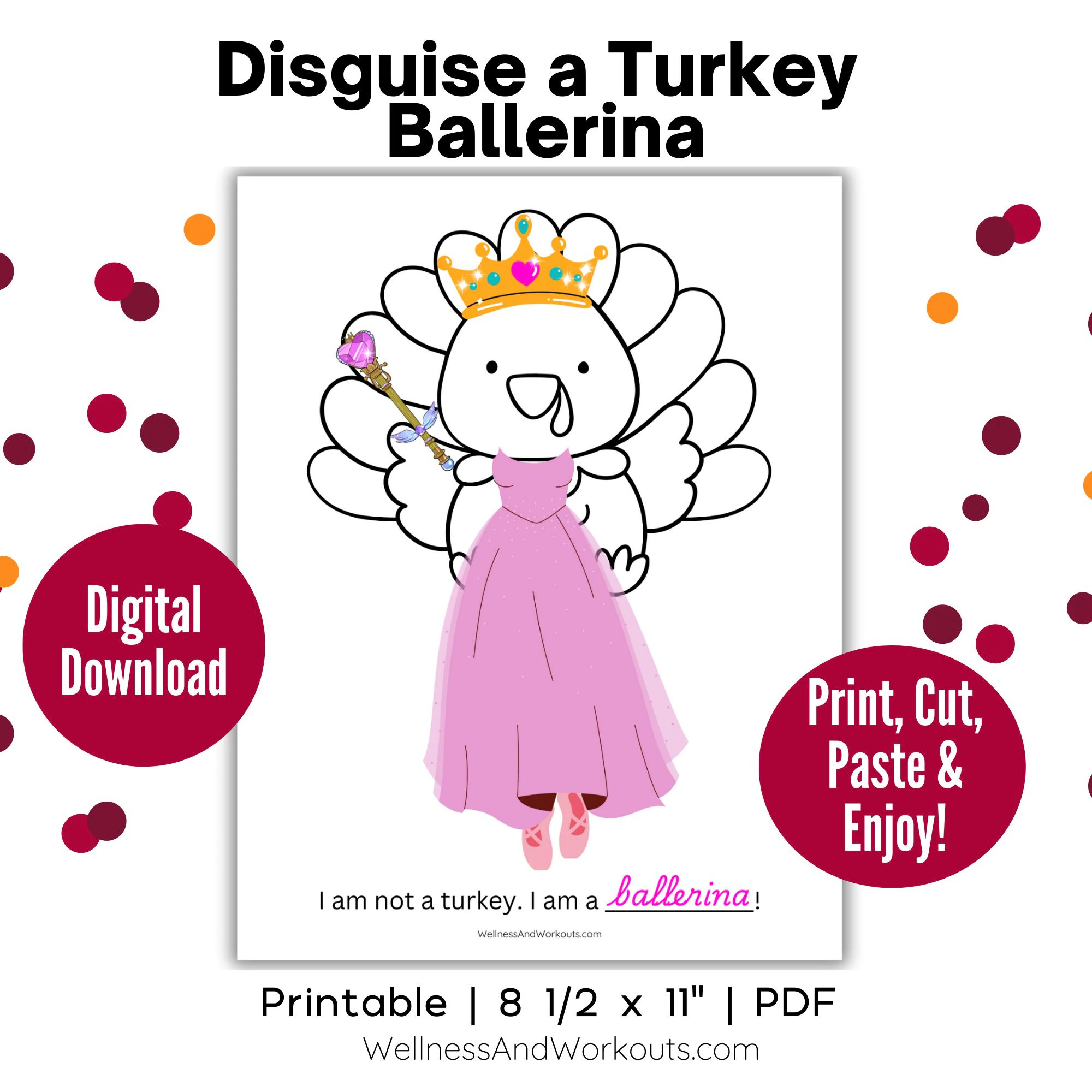 Disguise A Turkey Ballerina Princess