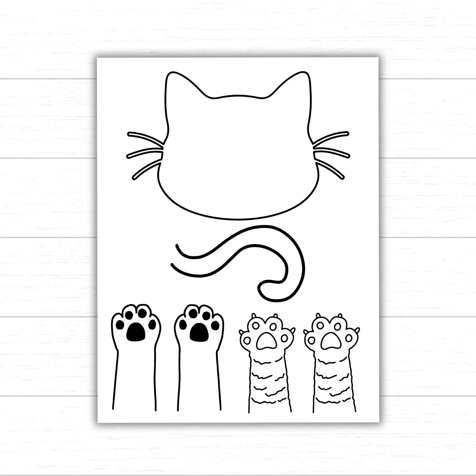 Disguise A Turkey Cat Craft Printable Disguise A Turkey Cat Craft Printable