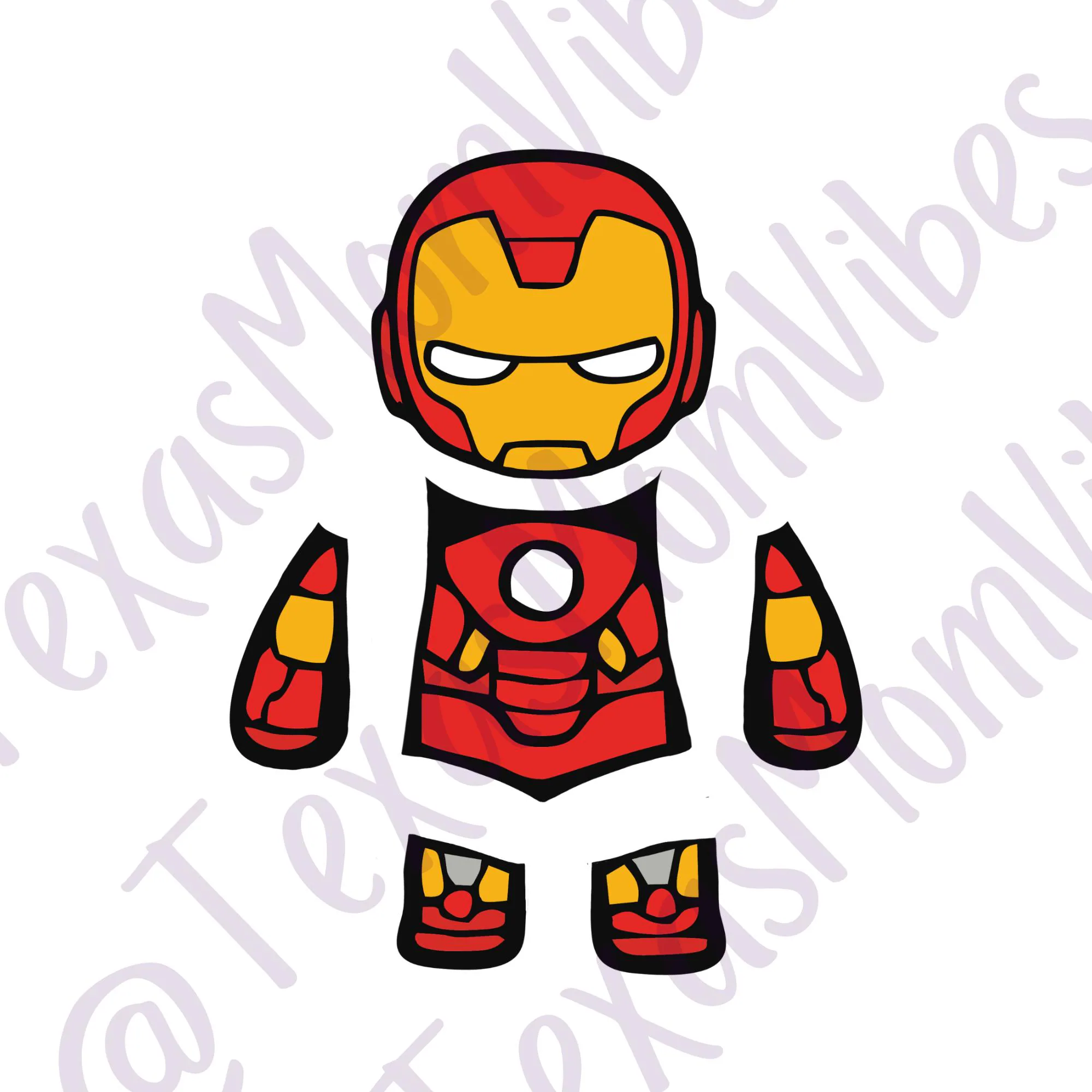 Disguise A Turkey Iron Man Template