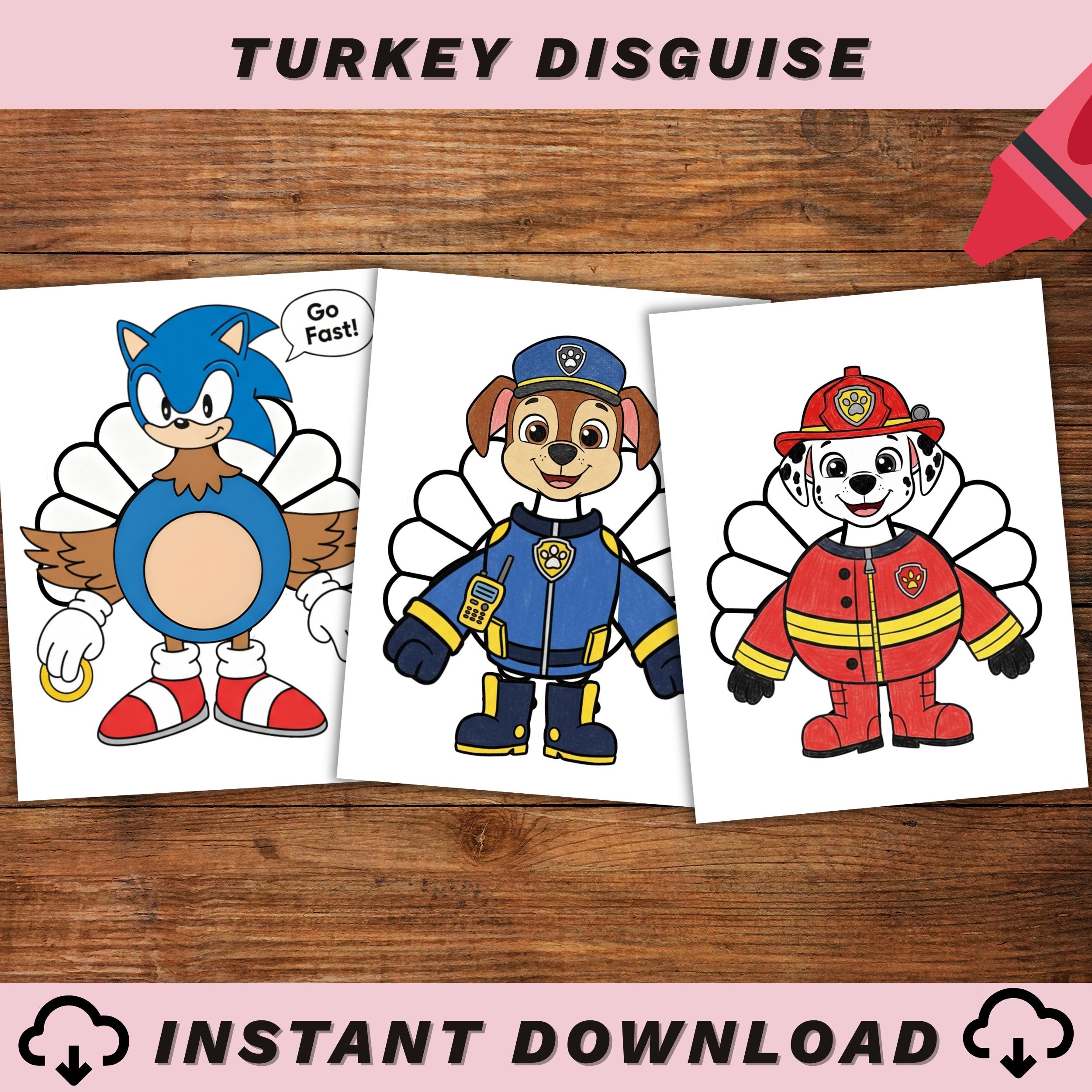 Disguise A Turkey Project Kit Sonic