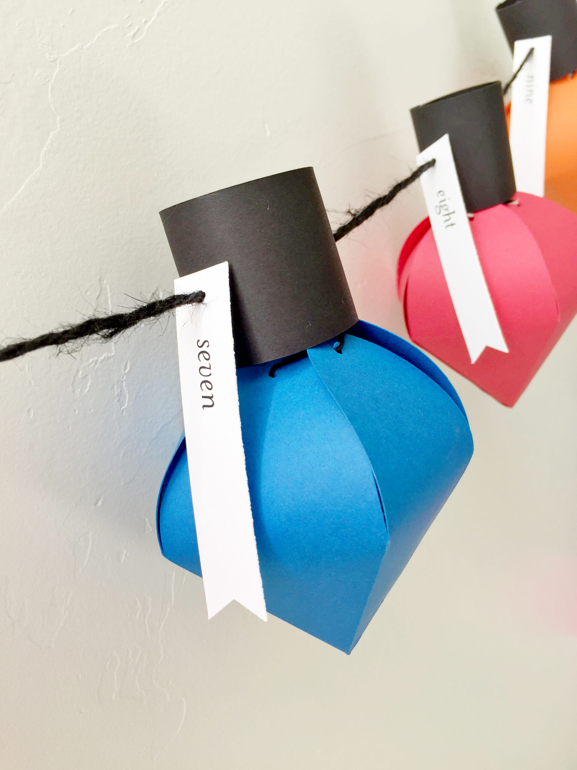 Diy Christmas Bulb Advent Calendar Diy Christmas Bulb Advent Calendar