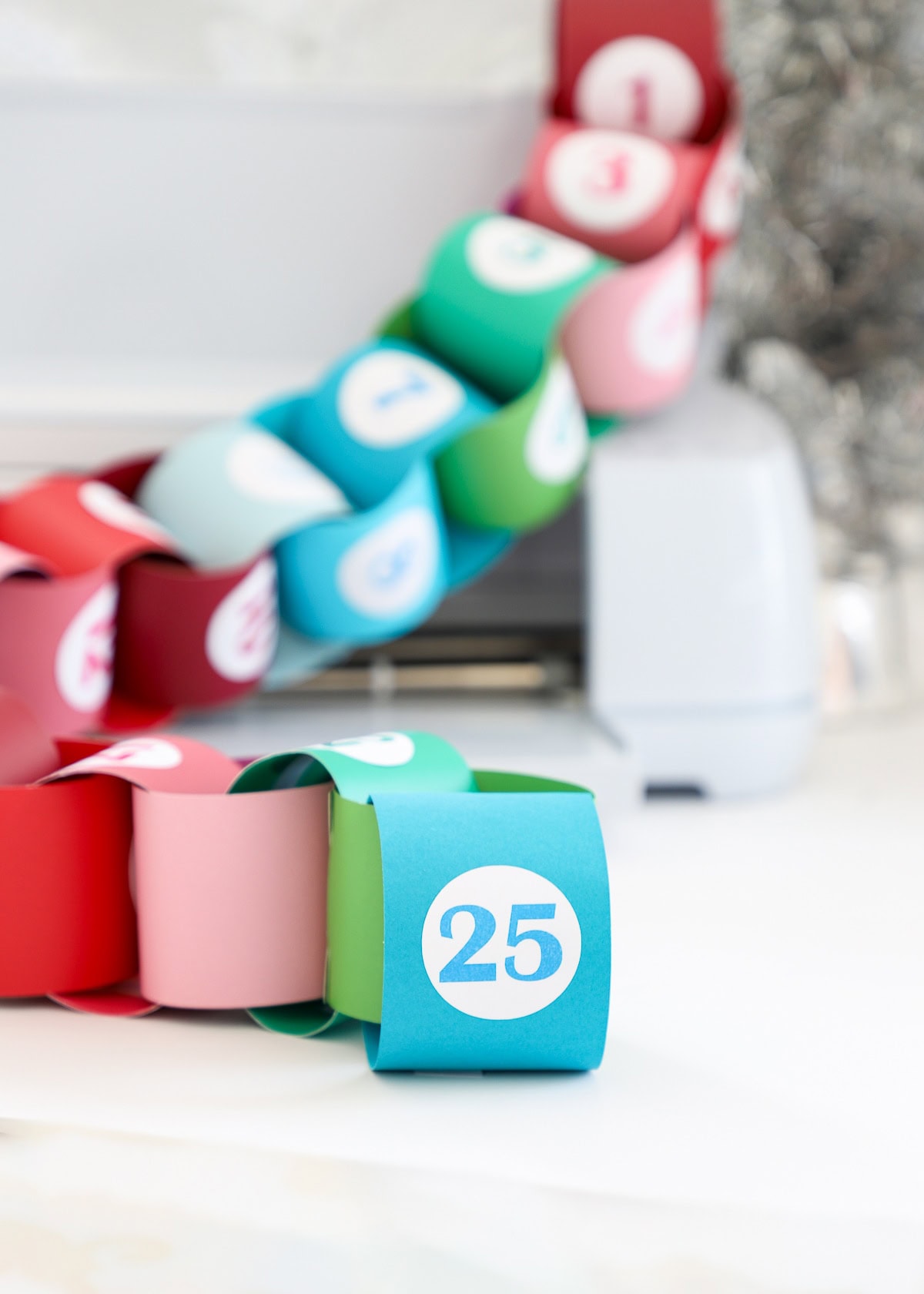 Diy Christmas Countdown Chain