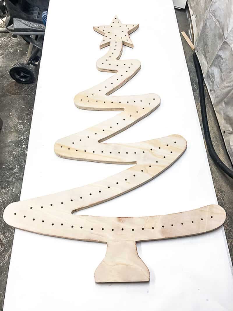 wooden christmas tree templates