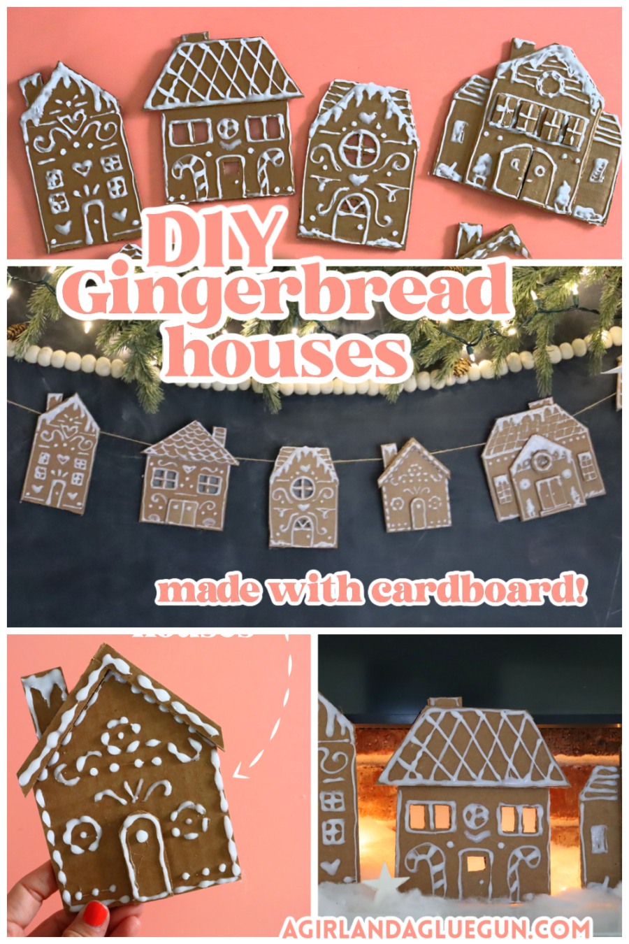 Diy Gingerbread House Garland