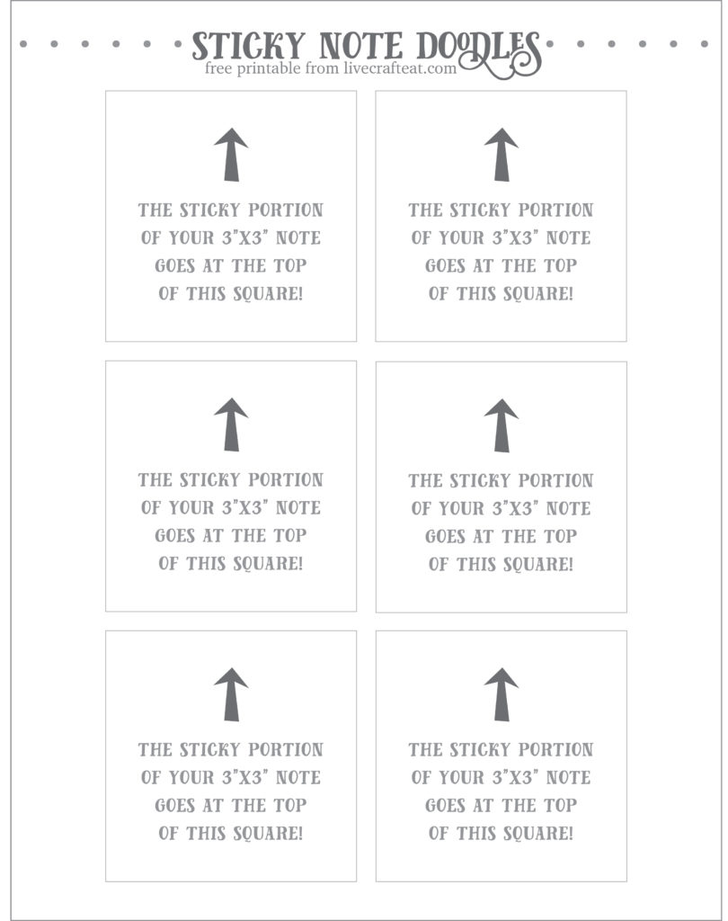 Diy Printable Sticky Notes Free Printables