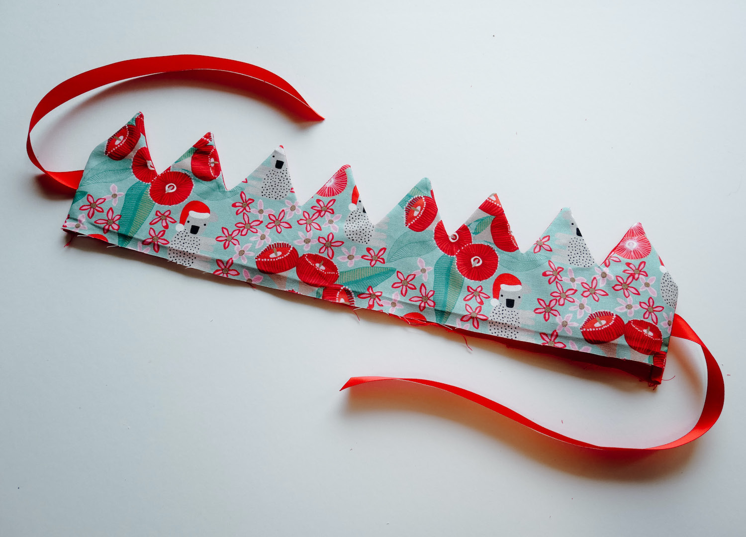 Diy Reusable Fabric Christmas Crown