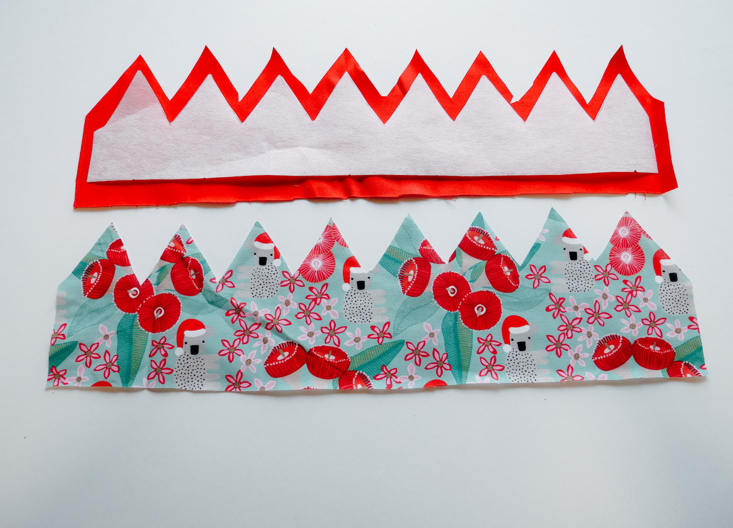Diy Reusable Fabric Christmas Crown