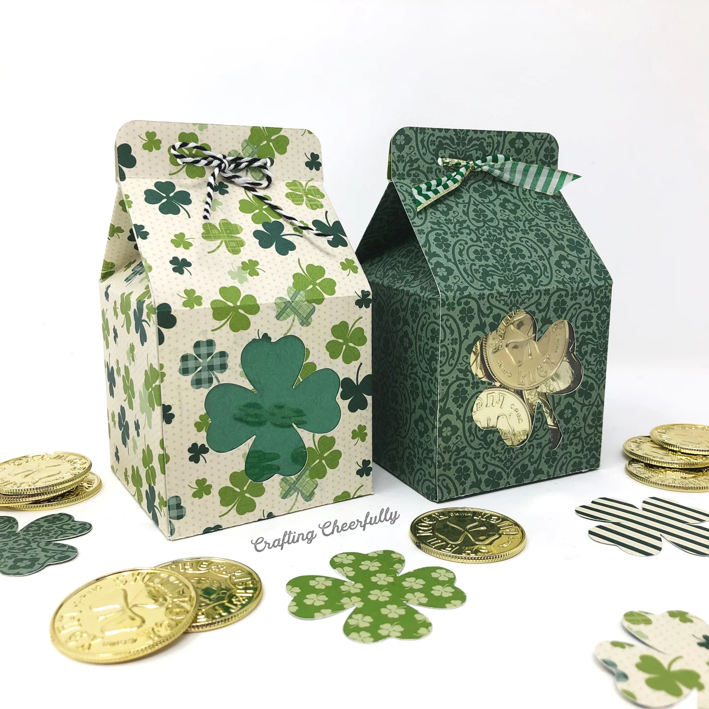 Diy St Patricks Day Treat Boxes Free Pattern And Cut File Diy St Patricks Day Treat Boxes Free Pattern And Cut File