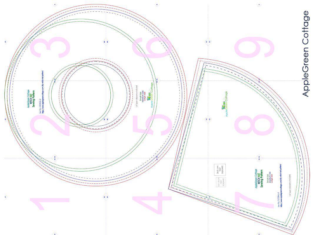 witches hat template printable