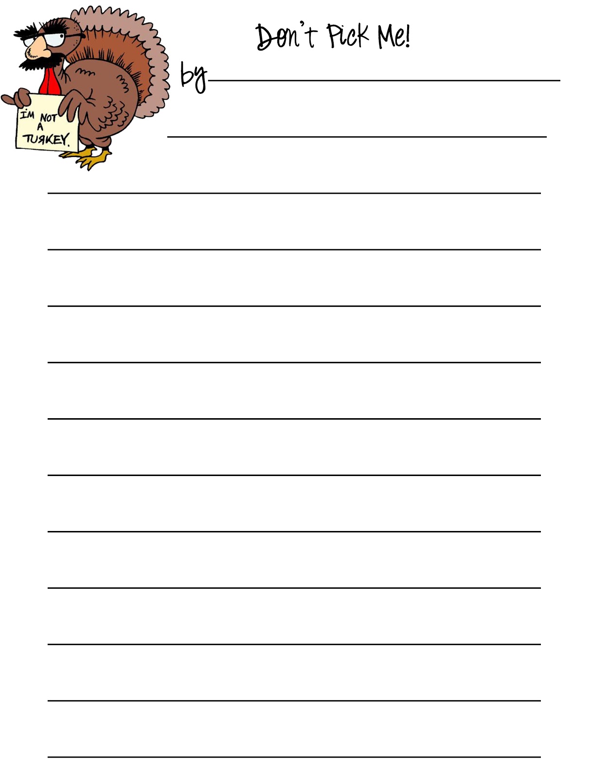 Dont Pick Me Persuasive Writing