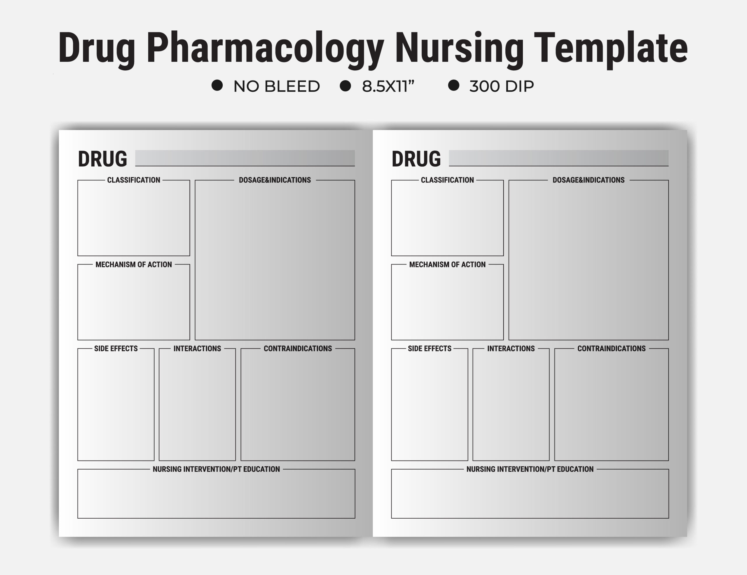 Drug Pharmacology Nursing Template Drug Pharmacology Nursing Template