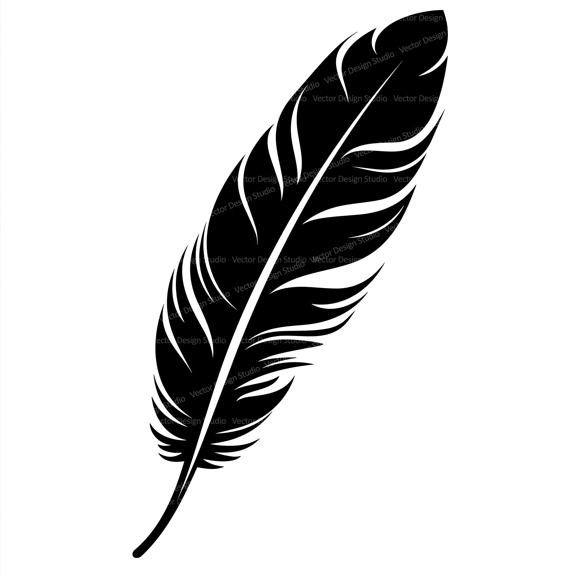 eagle feather template