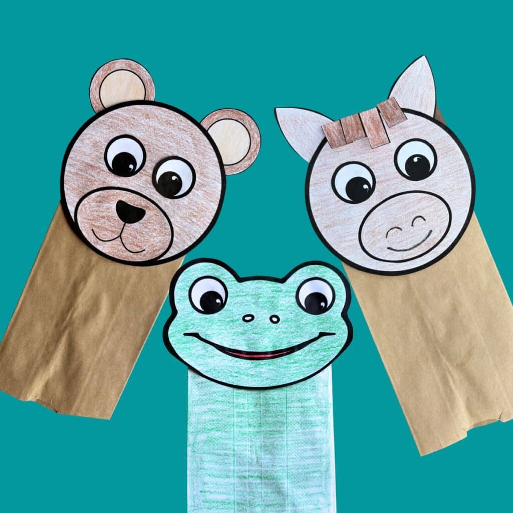 Easy Paper Bag Puppets For Kids Easy Paper Bag Puppets For Kids