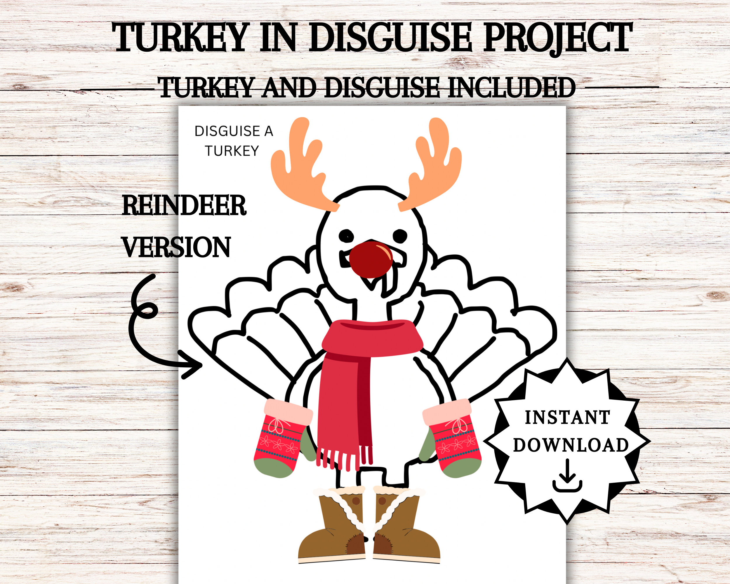 turkey disguise elsa template