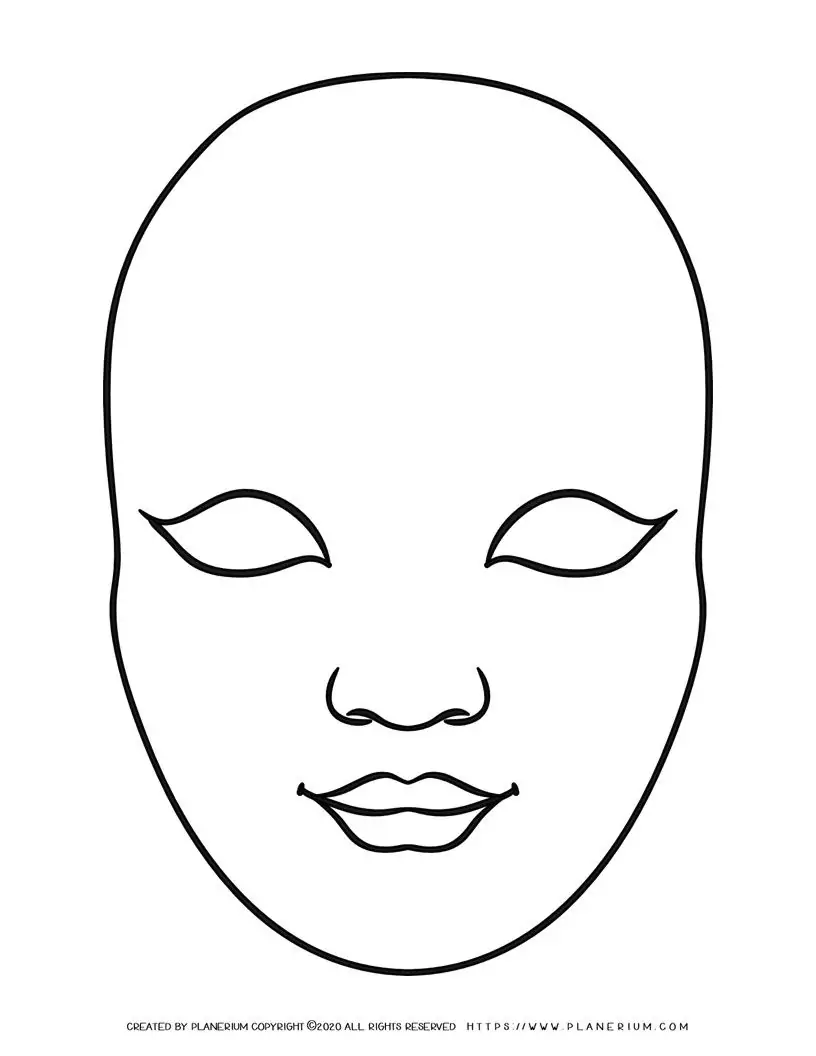 Face Mask Template Face Mask Template