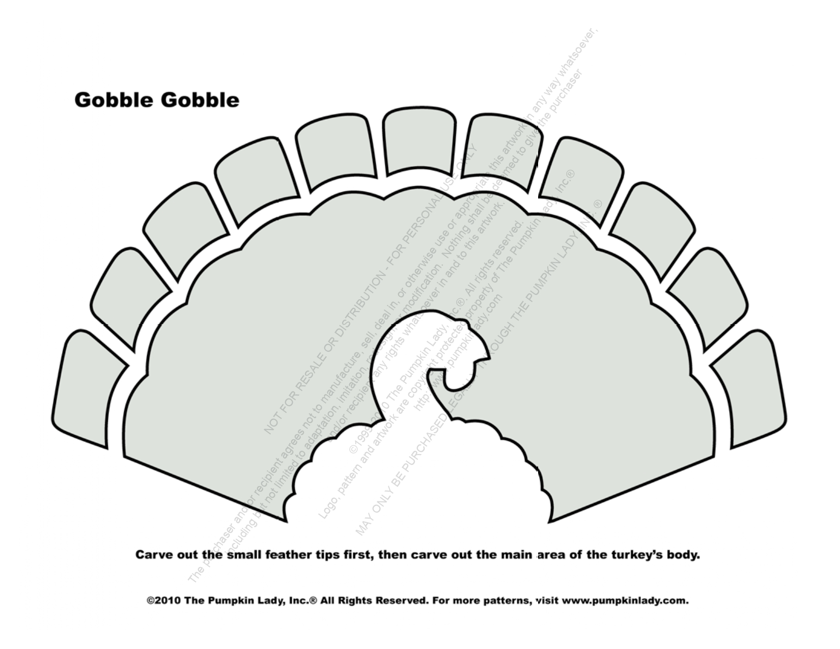 Fallthanksgiving Turkey Free Pumpkin Stencil