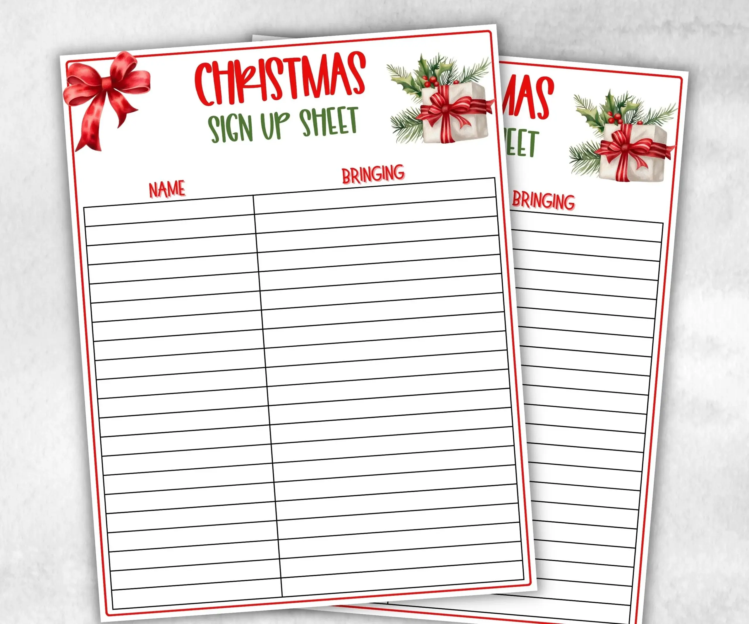 Family Feast Planner Christmas Potluck 02393 Family Feast Planner Christmas Potluck 02393