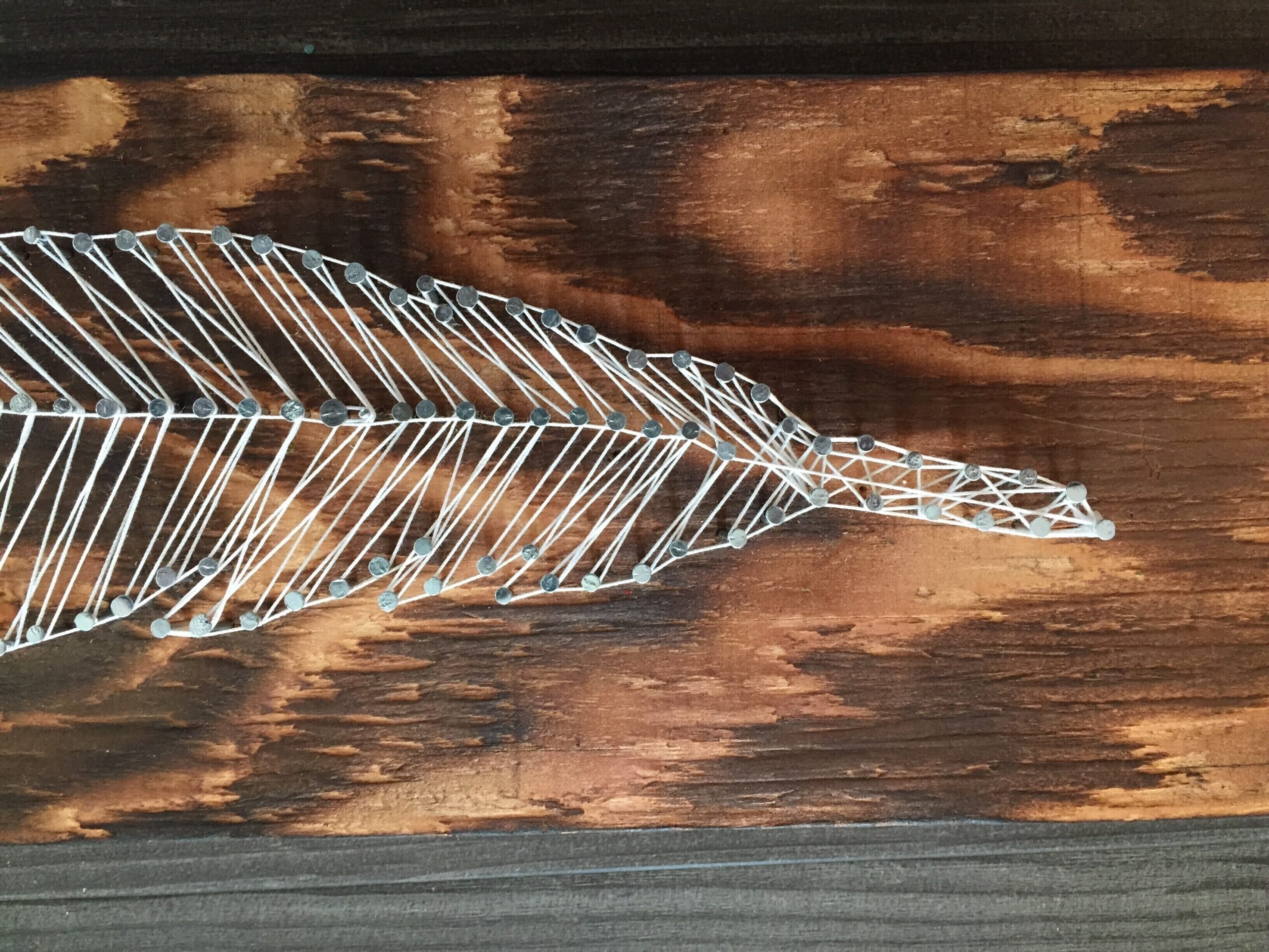 Feather String Art Feather String Art