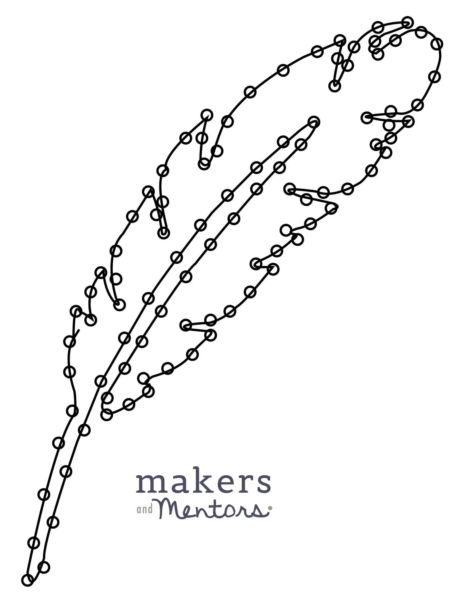 Feather String Art Template Pattern