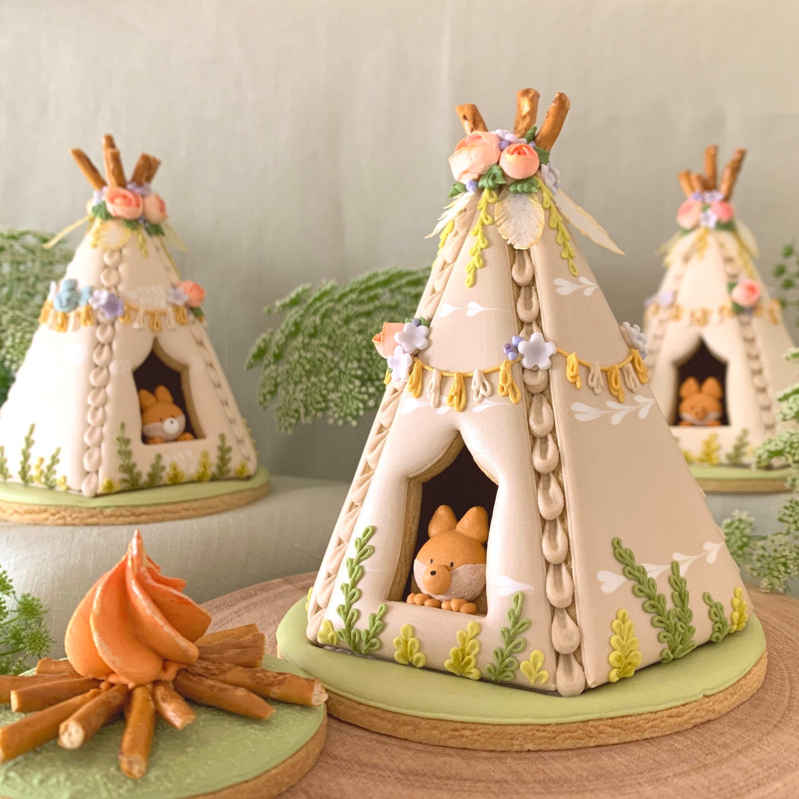 teepee gingerbread house template teepee gingerbread house template