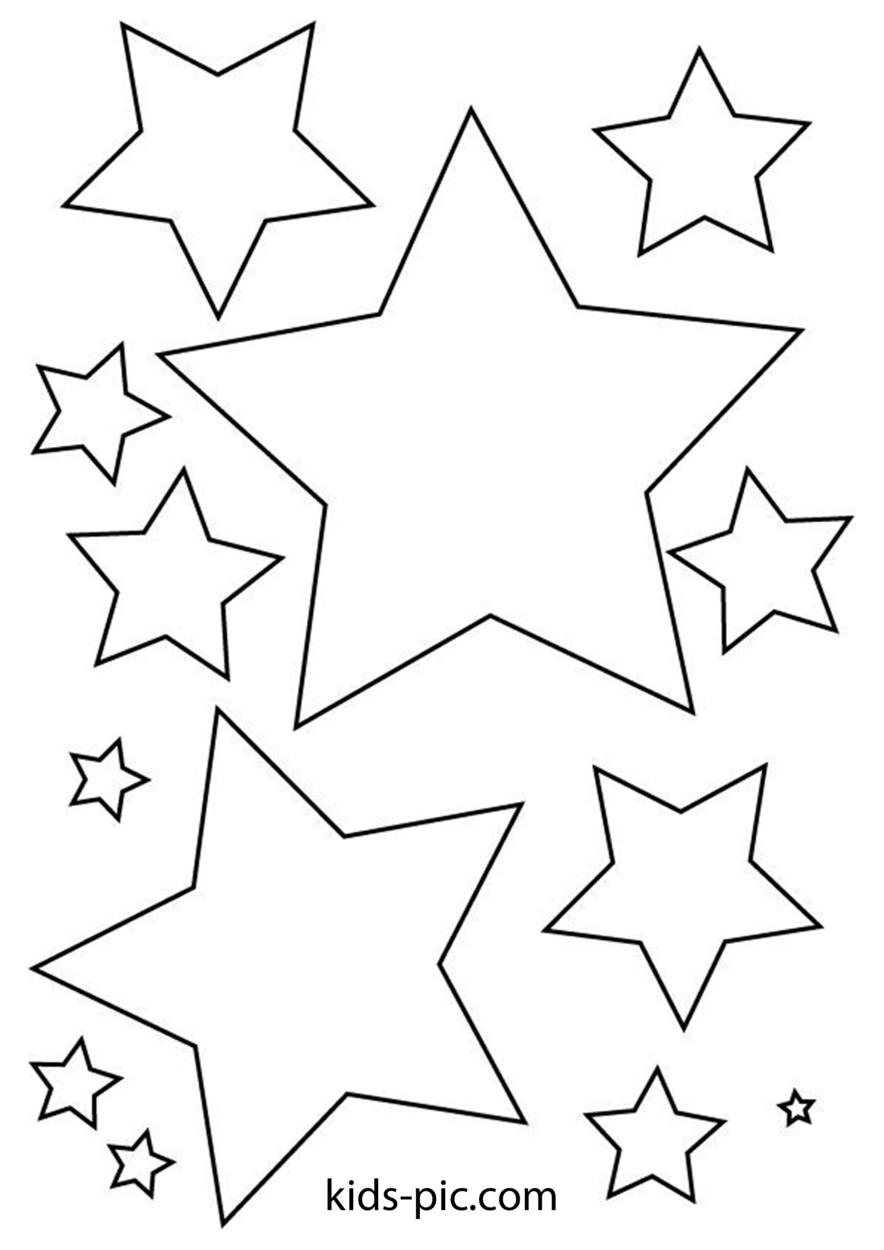 Five Pointed Star Template