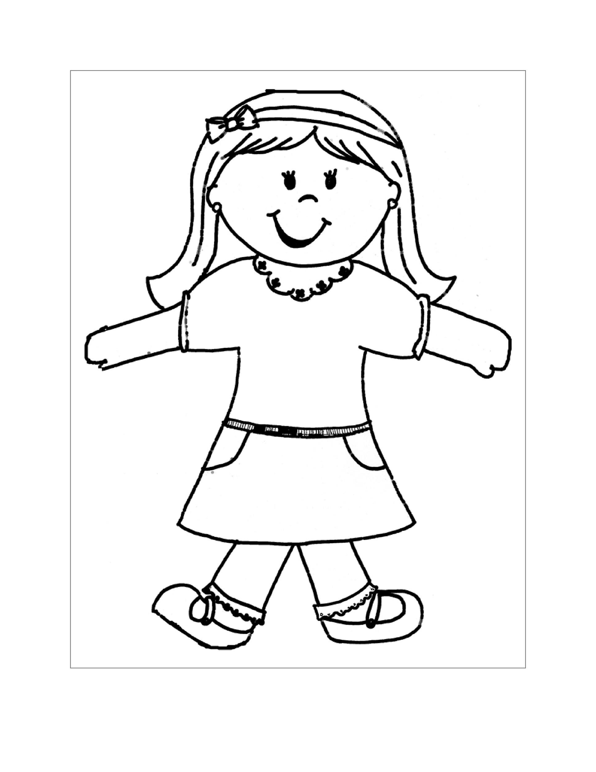 Flat Stanley Template