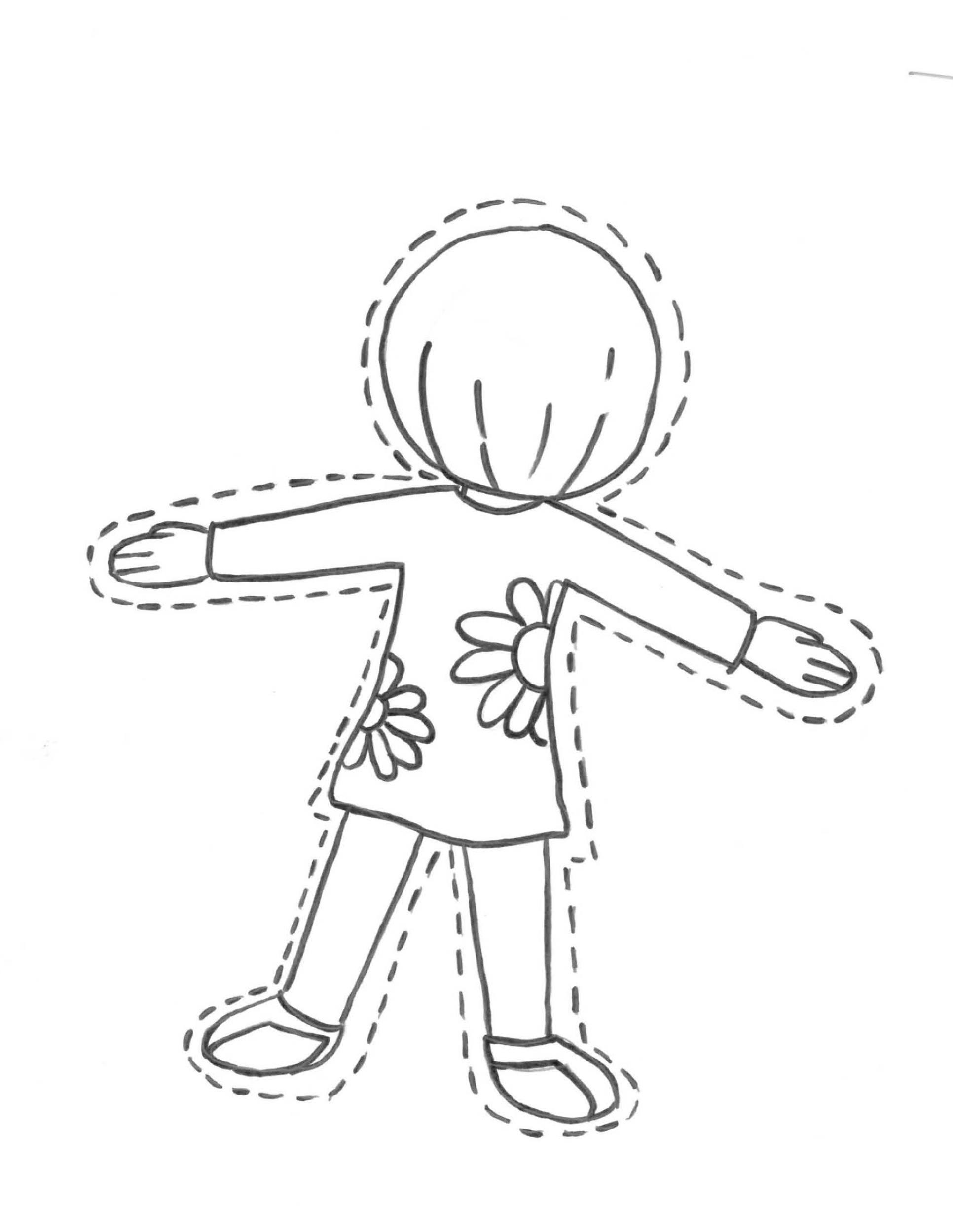 Flat Stanley Template