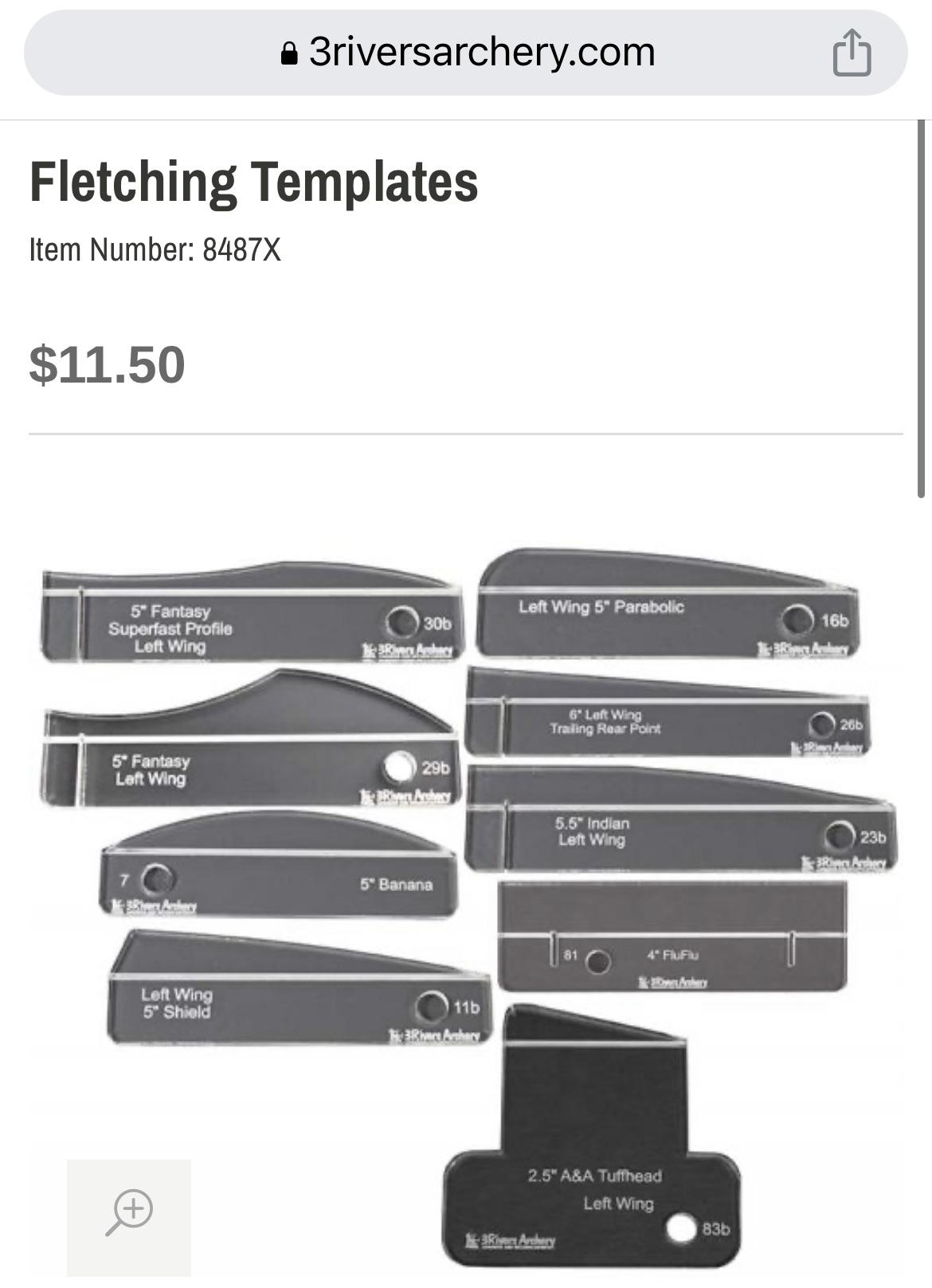 Fletching Templates In The Usa Fletching Templates In The Usa