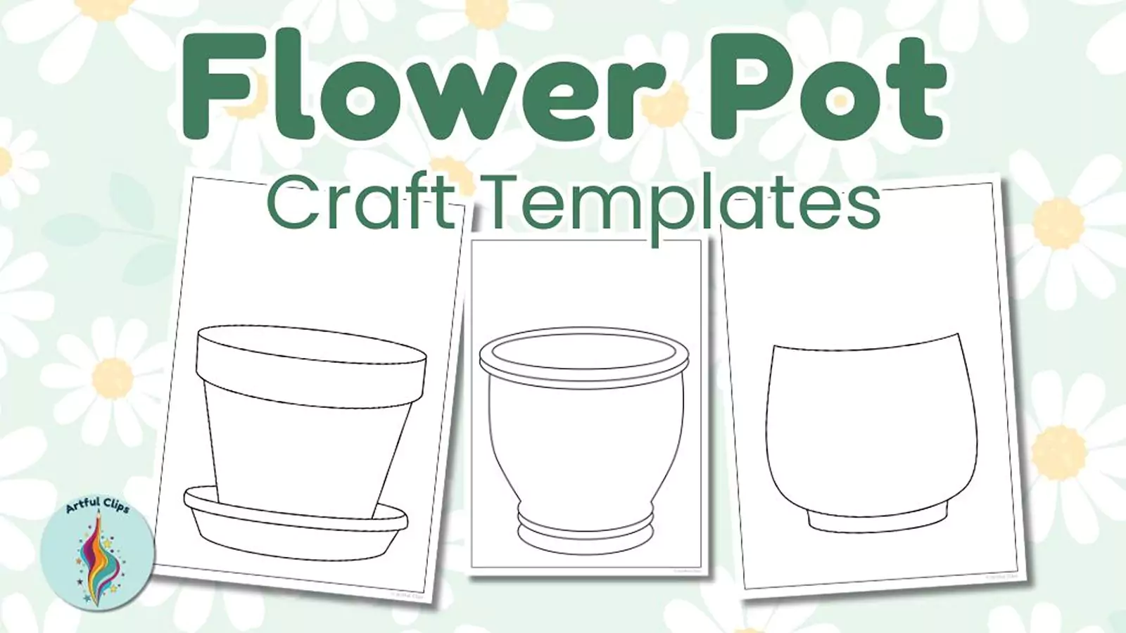 Flower Pot Template
