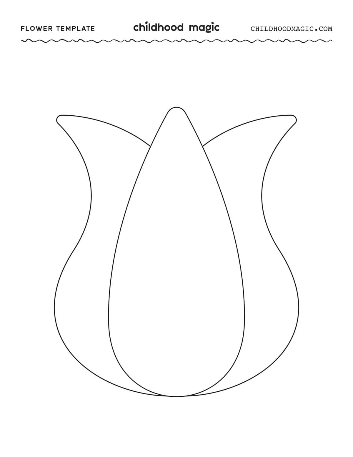 Flower Template Free Printable Rose Daisy And Tulip Flower Template Free Printable Rose Daisy And Tulip
