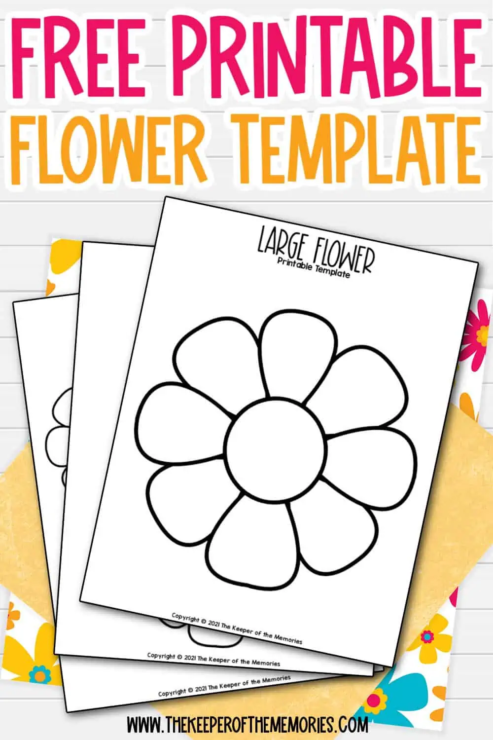 Flower Template Flower Template