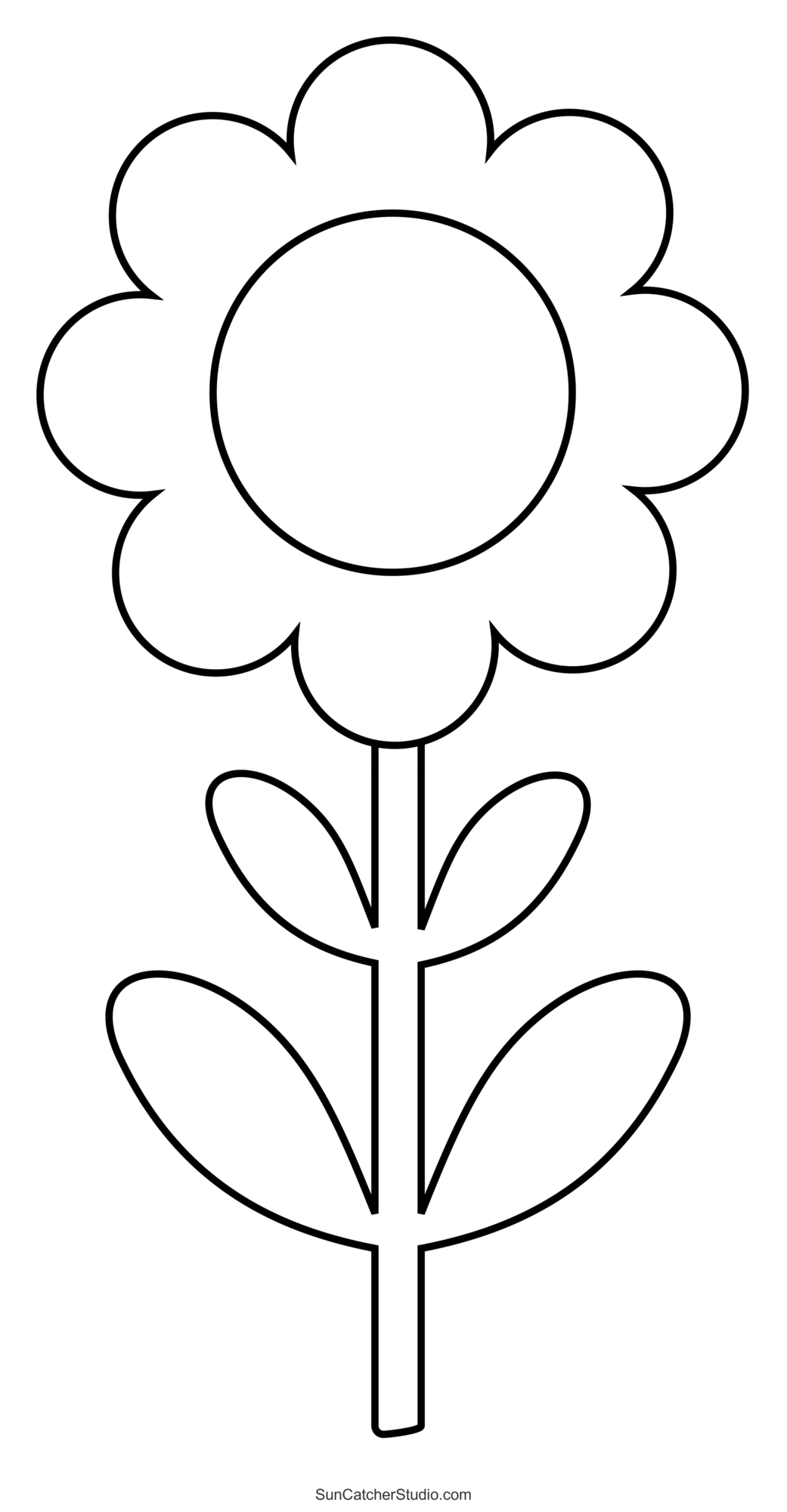 printable large flower template printable large flower template