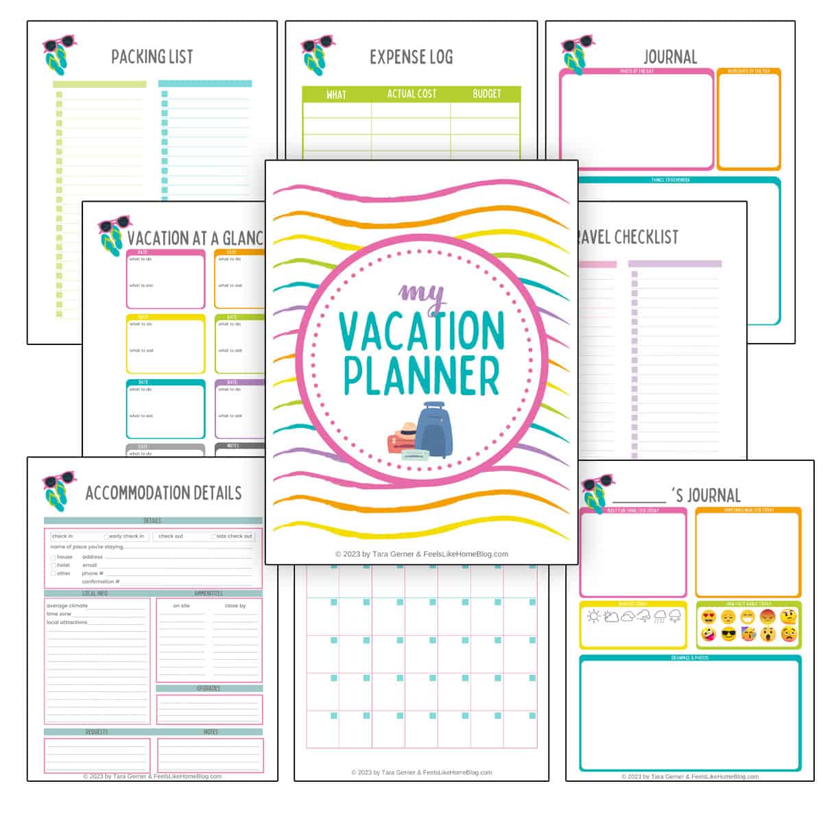 Free Family Vacation Planner Printable Free Family Vacation Planner Printable