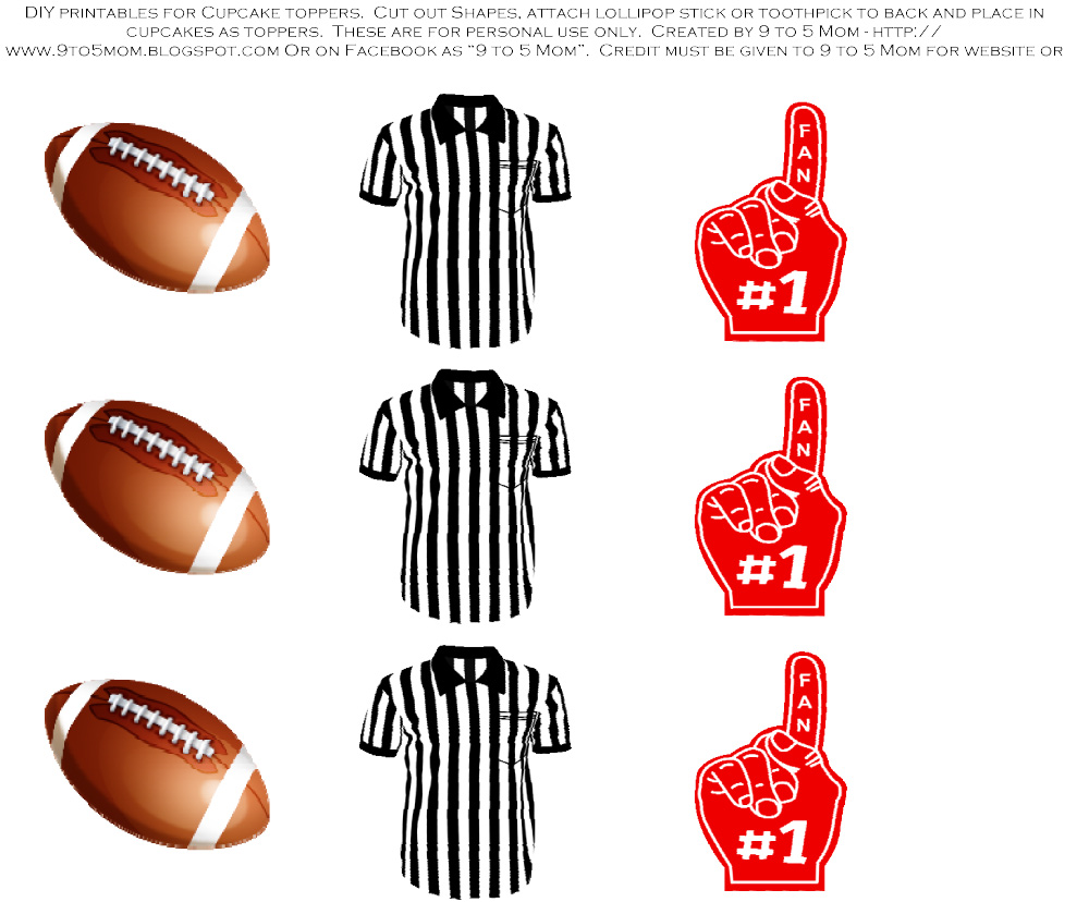 Free Football Tailgater Printables From 9 To 5 Mom Free Football Tailgater Printables From 9 To 5 Mom