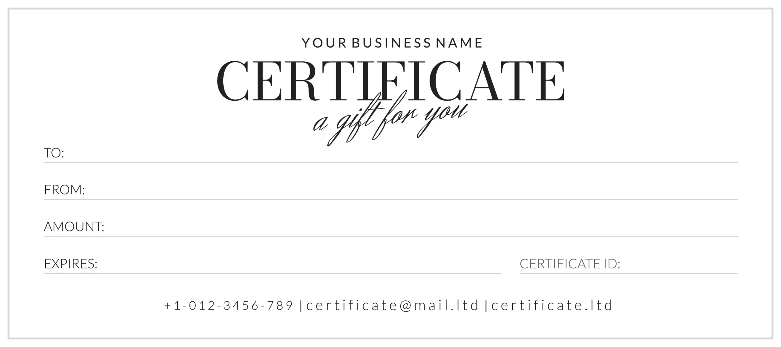 Free Gift Certificate Google Docs Templates Free Gift Certificate Google Docs Templates