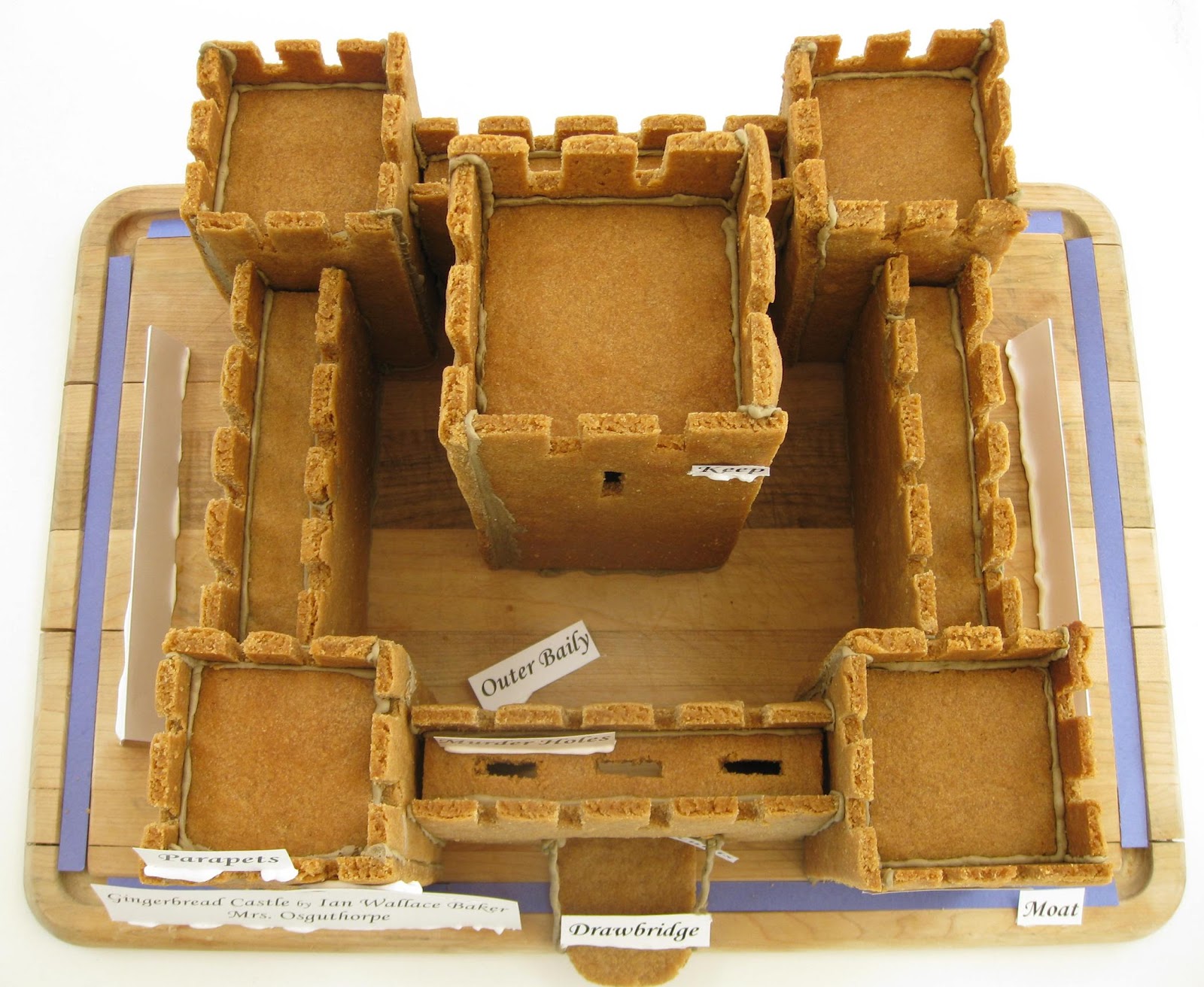 castle gingerbread house template castle gingerbread house template