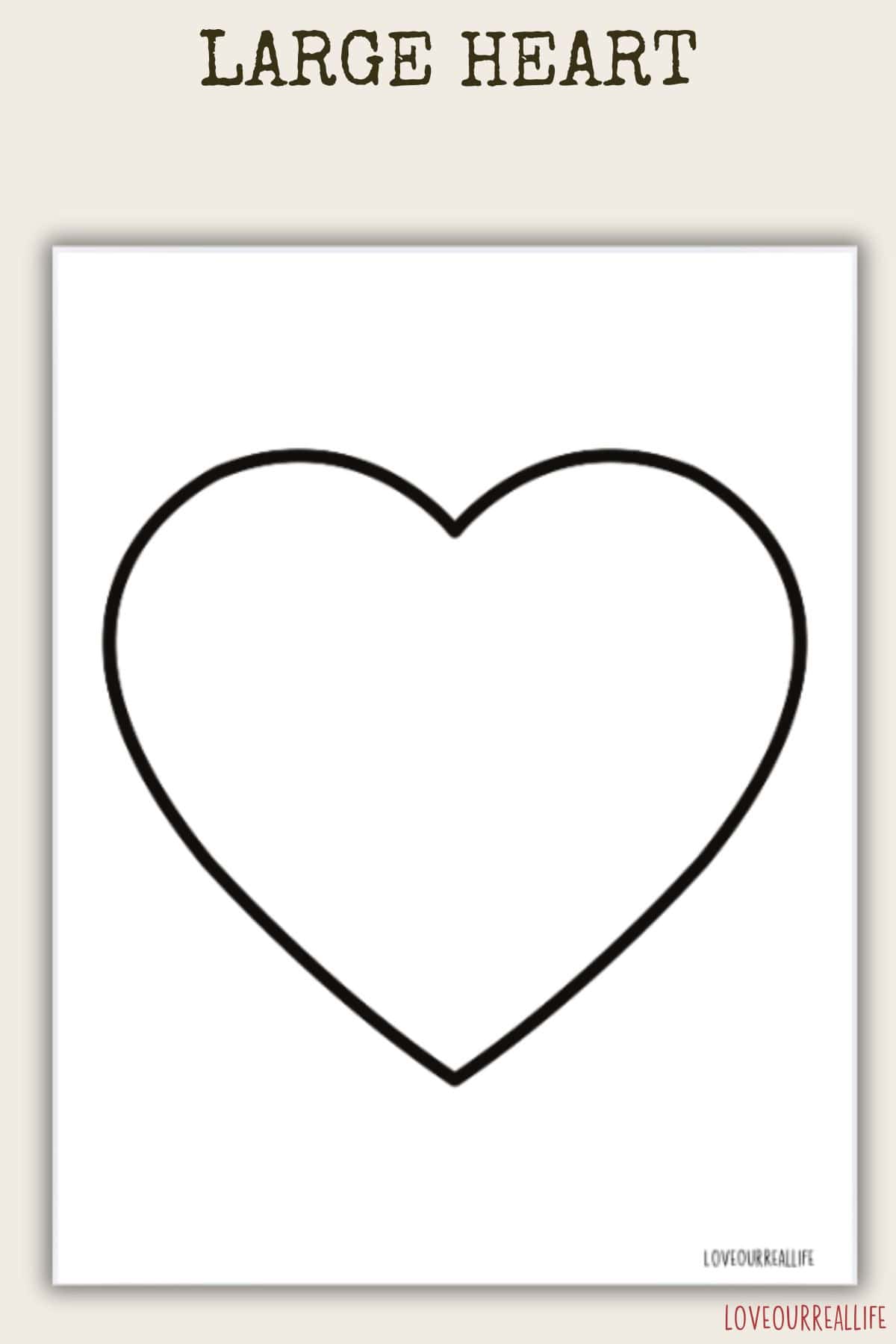 Free Heart Printable Templates