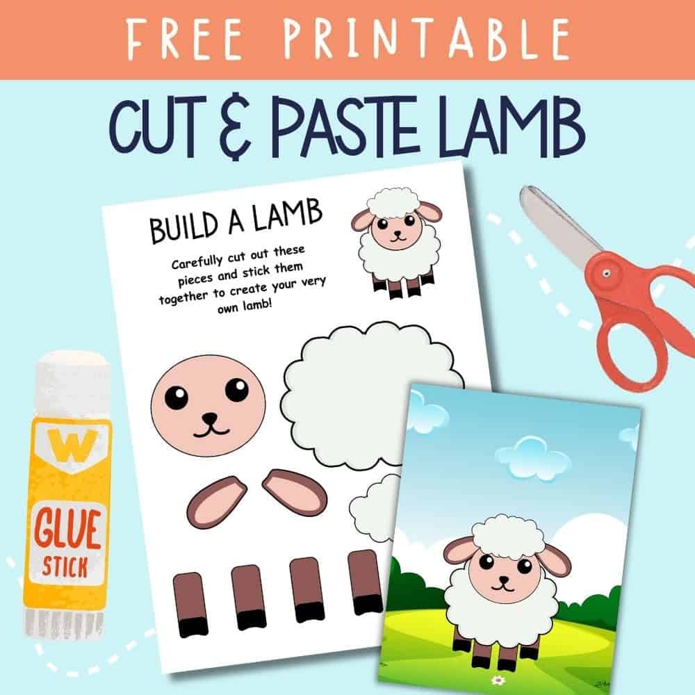 Free Printable Build A Lamb Craft