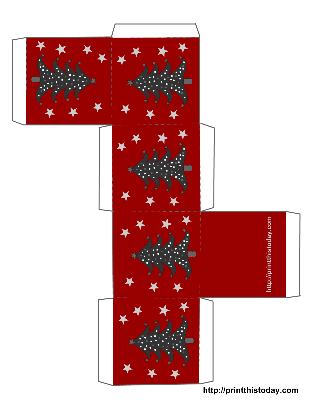 Free Printable Christmas Boxes Free Printable Christmas Boxes