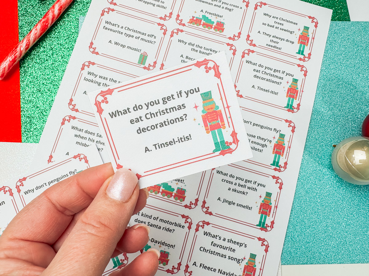 Free Printable Christmas Cracker Jokes