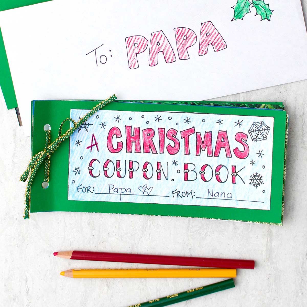 Free Printable Coupon Book Template For Christmas